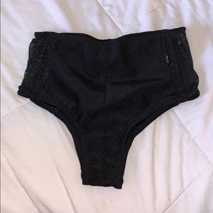 iHeartRaves bottoms with mesh accents
